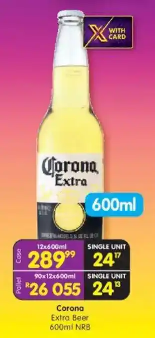 Corona Extra Beer NRB