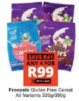 Checkers Hyper Froozels Gluten Free Cereal All Variants offer