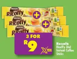 Shoprite Nescafé Ricoffy 3in1 Instant Coffee Sticks offer