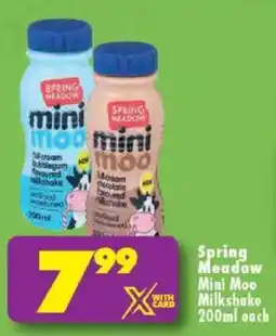 Shoprite Spring Meadow Mini Moo Milkshake offer