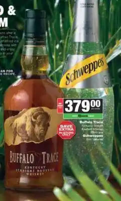 Spar Tops Buffalo Trace & Schweppes offer