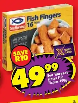 Shoprite SEA HARVEST FROZEN FISH FINGERS 400g offer