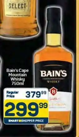 Pick n Pay Bain's Cape Mountain Whisky 750ml offer