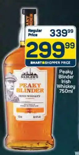 Pick n Pay Peaky Blinder Irish Whiskey 750ml offer