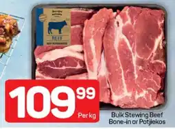 Pick n Pay Hypermarket Bulk Stewing Beef Bone-in or Potjiekos offer
