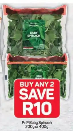 Pick n Pay Hypermarket PnP Baby Spinach offer