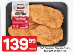 Pick n Pay Hypermarket PnP Crumbed Chicken Strips, Nuggets or Schnitzel offer
