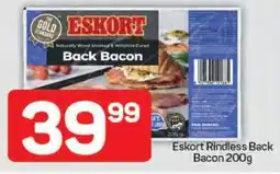 Pick n Pay Hypermarket Eskort Rindless Back Bacon offer