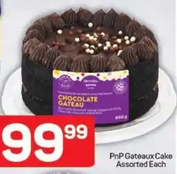 Pick n Pay Hypermarket PnP Gateaux Cake Assorted offer