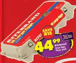 Shoprite Ritebrand Large Eggs offer