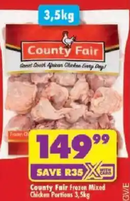 Shoprite County Fair Frozen Mixed Chicken Portions offer