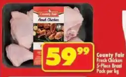 Shoprite County Fair Fresh Chicken Braai Pack offer