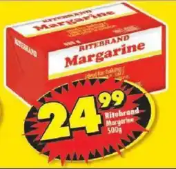 Shoprite Ritebrand Margarine offer