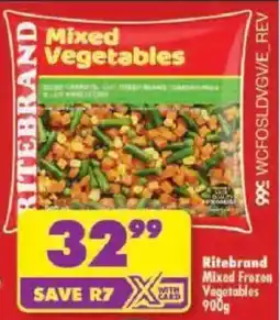 Shoprite Ritebrand Mixed Frozen Vegetables offer