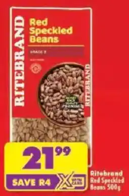 Shoprite Ritebrand Red Speckled Beans offer