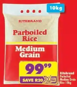 Shoprite Ritebrand Parboiled Medium Grain Rice offer