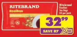 Shoprite Ritebrand Rooibos Tea Bags offer