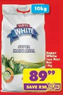 Shoprite Super White Super Maize Meal offer