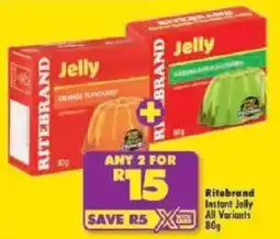 Shoprite Ritebrand Instant Jelly All Variants offer