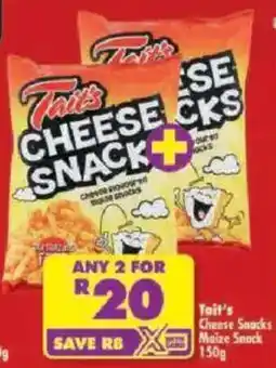 Shoprite Tait's Cheese Snacks Maize Snack offer