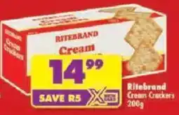 Shoprite Ritebrand Cream Crackers offer