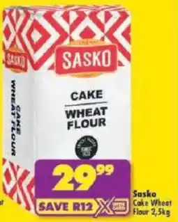 Shoprite Sasko Cake Wheat Flour offer