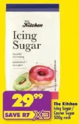 Shoprite The Kitchen Icing Sugar/ Castor Sugar offer
