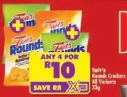 Shoprite Tait's Rounds Crackers All Variants offer