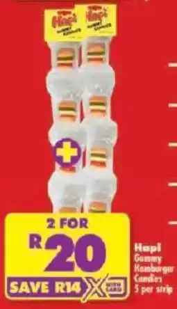 Shoprite Hapi Gummy Hamburger Candies offer