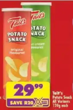 Shoprite Tait's Potato Snack All Variants offer