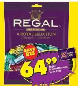 Shoprite Regal Assorted Chocolate Treats offer
