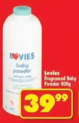 Shoprite Lovies Fragranced Baby Powder offer
