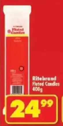 Shoprite Ritebrand Fluted Candles offer