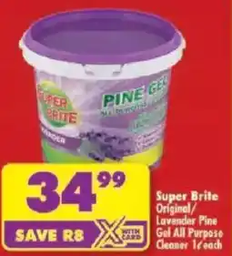 Shoprite Super Brite Original/ Lavender Pine Gel All Purpose Cleaner offer