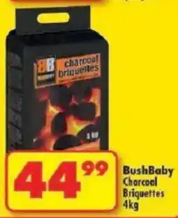 Shoprite BushBaby Charcoal Briquettes offer