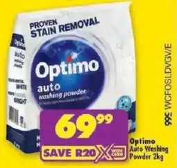 Shoprite Optimo Auto Washing Powder offer