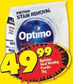 Shoprite Optimo Hand Washing Powder offer