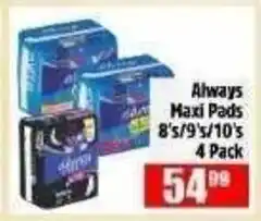 Devland Cash And Carry Always Maxi Pads offer