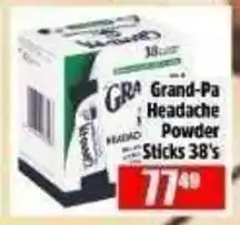 Devland Cash And Carry Grand-Pa Headache Powder Sticks offer