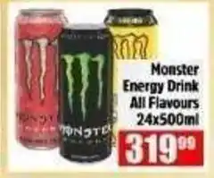 Devland Cash And Carry Monster Energy Drink All Flavours offer