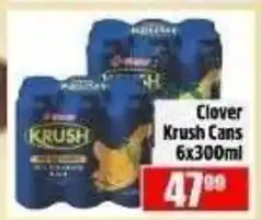 Devland Cash And Carry Clover Krush Cans offer