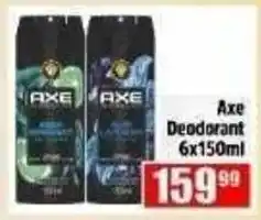 Devland Cash And Carry Axe Deodorant offer