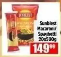 Devland Cash And Carry Sunblest Macaroni/ Spaghetti offer