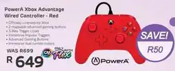 Computer Mania PowerA Xbox Advantage Wired Controller Red offer