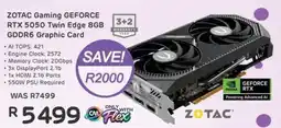 Computer Mania Zotac Gaming Geforce RTX 5050 Twin Edge 8GB GDDR6 Graphic Card offer