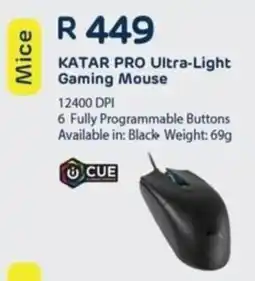 Computer Mania Corsair Katar Pro Ultra-Light Gaming Mouse offer