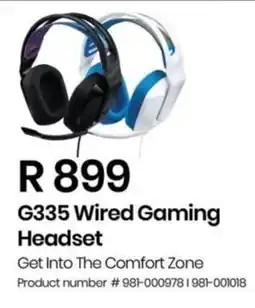 Computer Mania Logitech G335 Wired Gaming Headset offer
