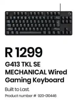 Computer Mania Logitech G413 TKL SE Mechanical Wired Gaming Keyboard offer