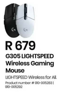 Computer Mania Logitech G305 Lightspeed Wireless Gaming Mouse offer