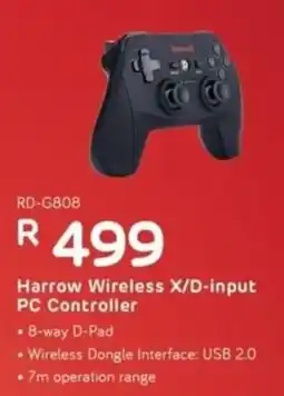 Computer Mania Redragon Harrow Wireless X/D-input PC Controller offer